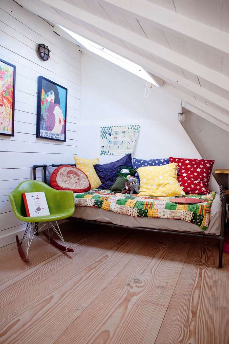 Chambre d'enfant sous les combles: 28 idées de design