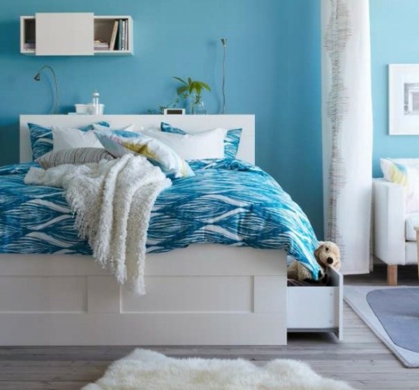Schlafzimmer : blau für schlafzimmer blau für ; blau für ...