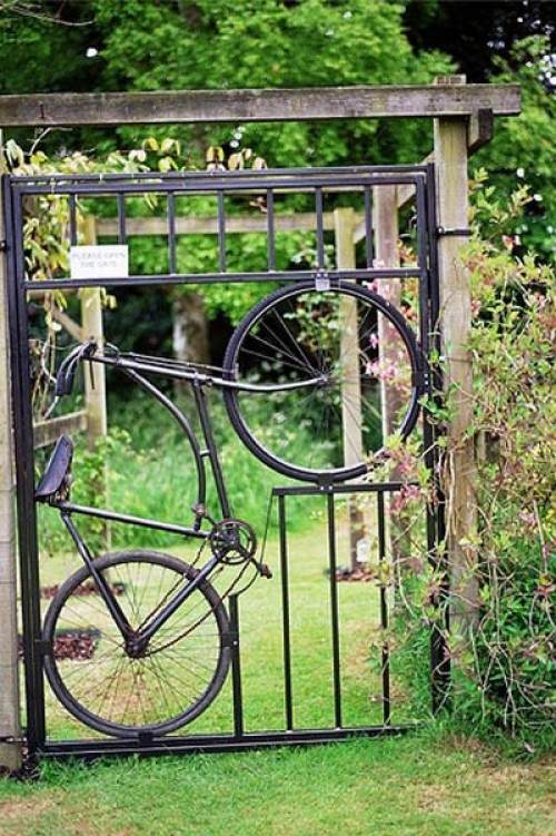 Bicycle Garden Gate