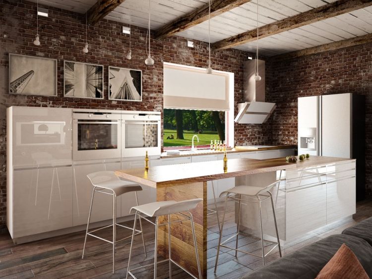 Cuisine americaine semi ouverte: cuisine ouverte idee collection ...