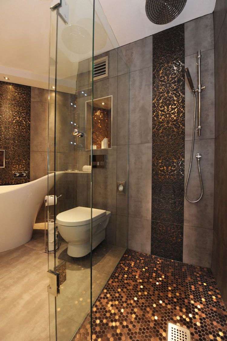 Mosaïque salle de bain esthétique avec plusieurs avantages