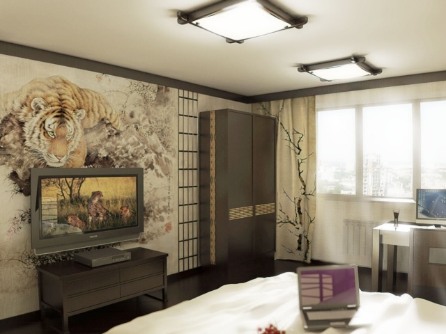 déco chambre tigre