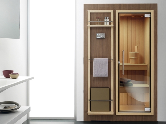 Aménagement salle de bains avec sauna: 28 idées inspirante
