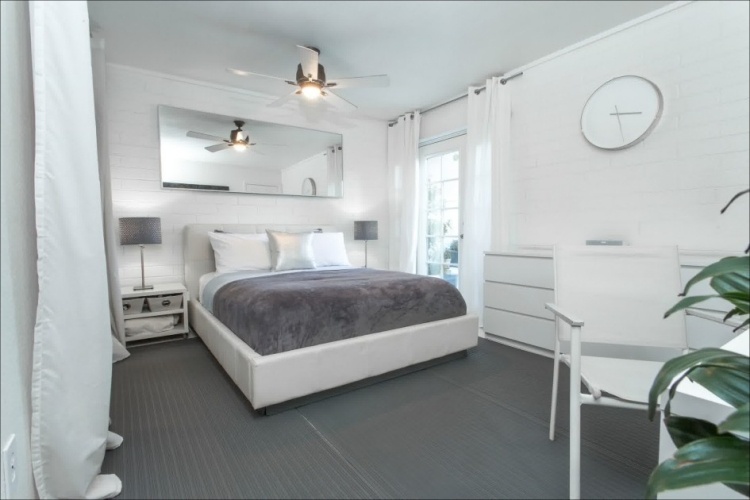 Chambre blanc argent: idees deco murale amenagement chambre ...