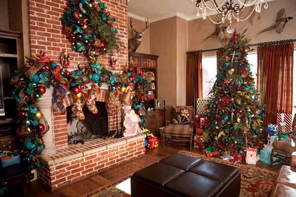 Noël : les plus belles idées déco pour votre maison  Salon de Noël par H&M