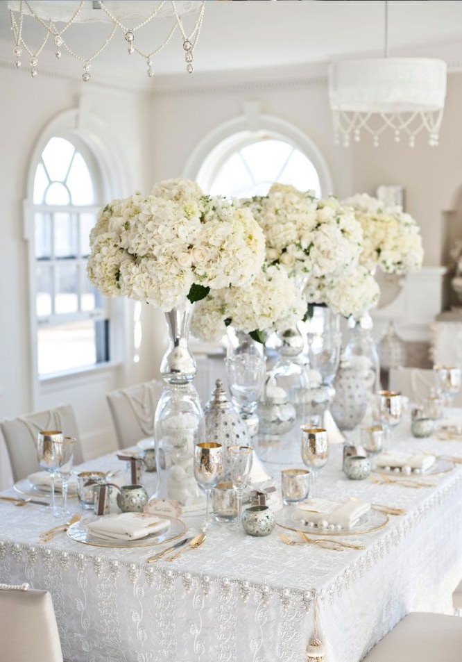 decoration mariage fleurs blanches