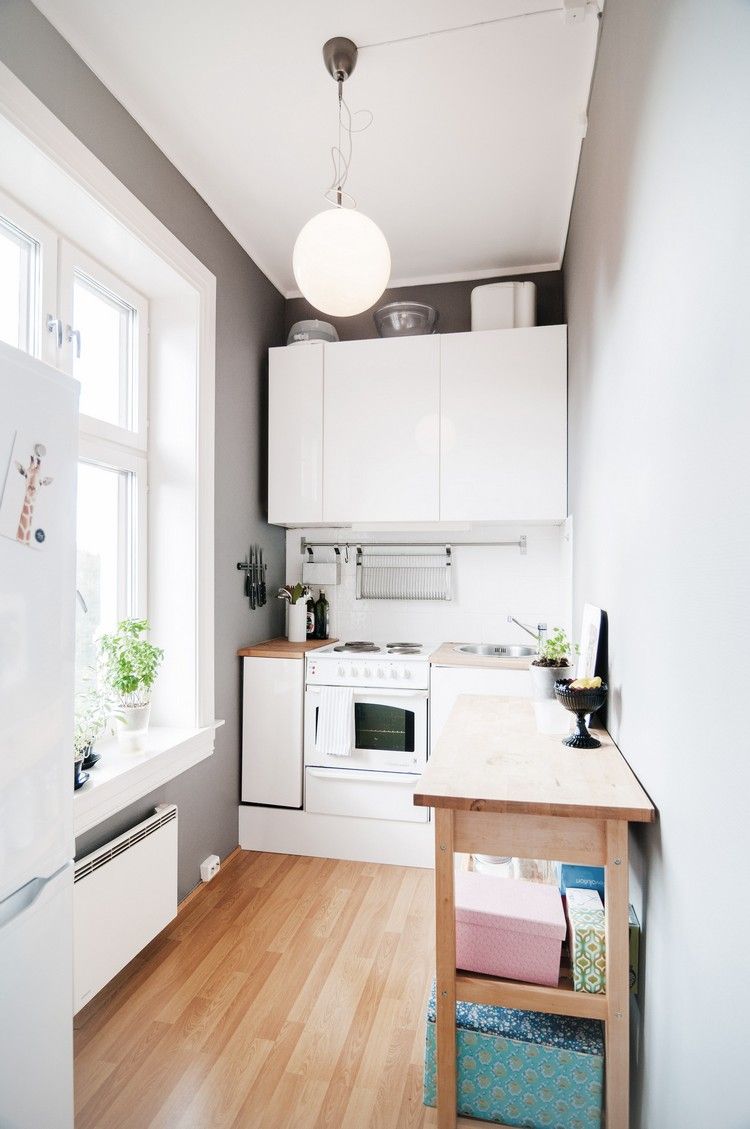 Petite cuisine moderne quels meubles de cuisine ouverte?