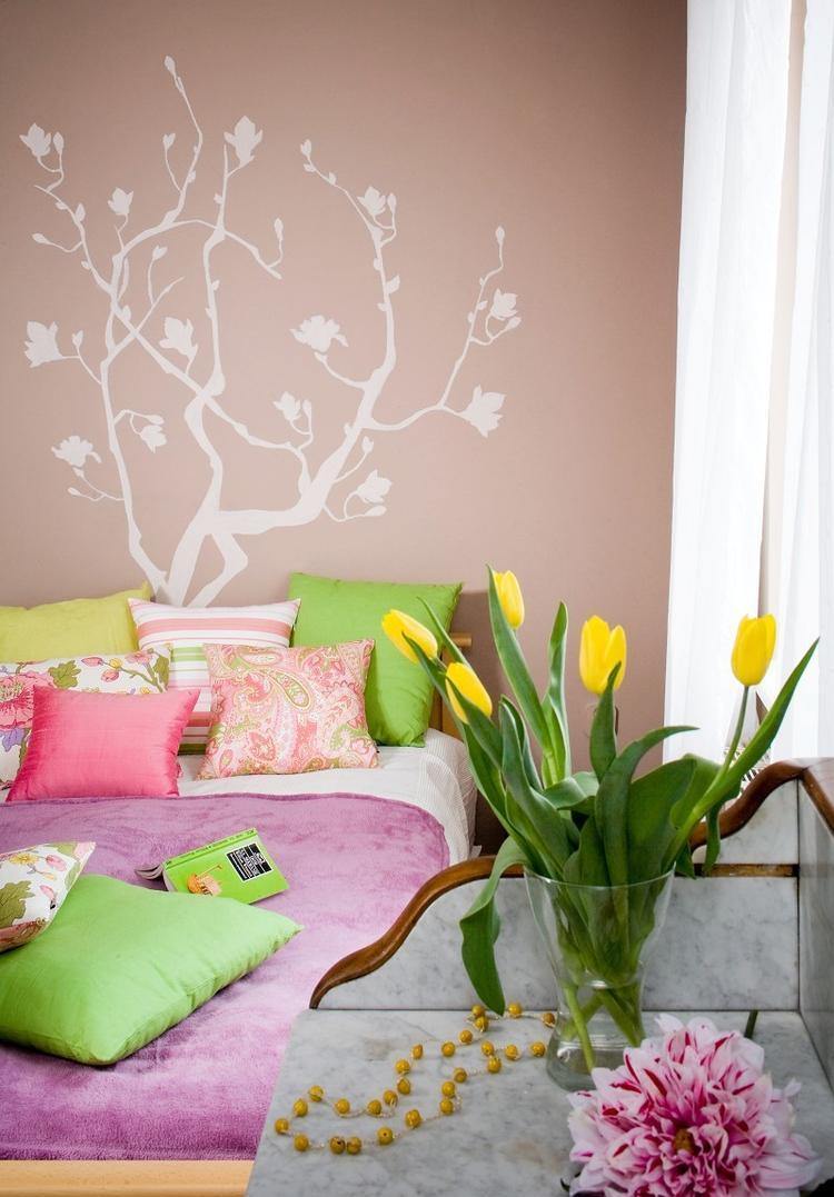 Peinture murale: quelle couleur choisir chambre à coucher?