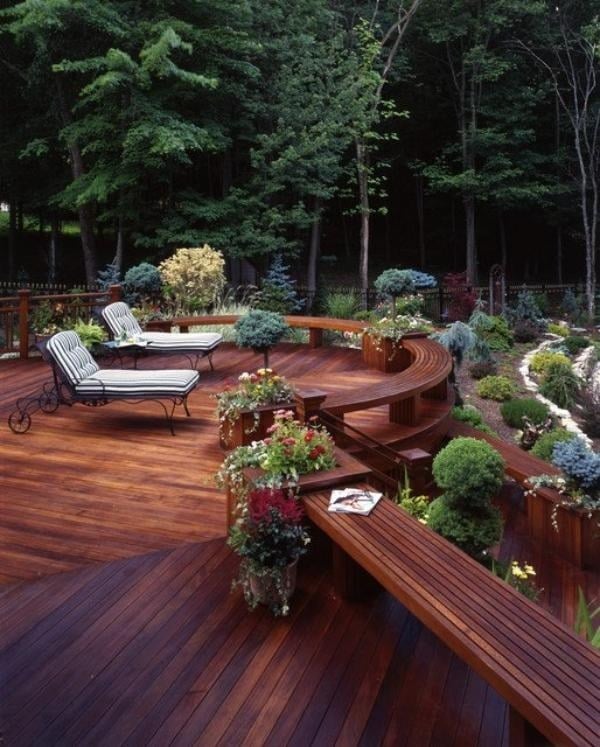 décoration terrasse bois exterieur