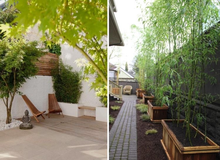 Bambou, clôture, déco, jardin et terrasse, bambous, tige canne mobilier :