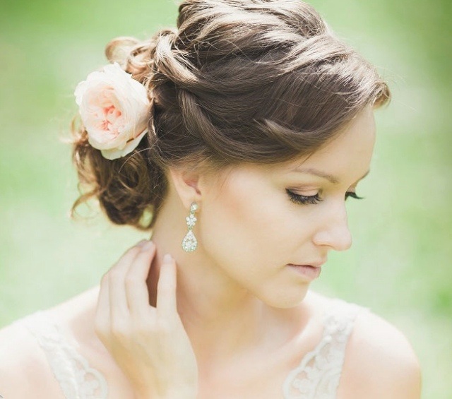 55 idées romantiques de coiffure mariage cheveux longs