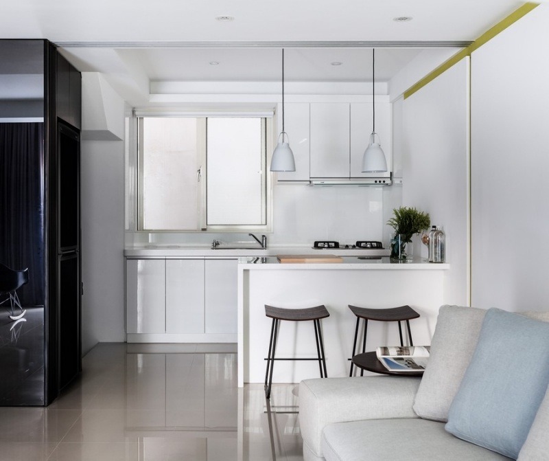 Amenagement petite cuisine appartement (boulogne billancourt 16 ... Deco cuisine tunisienne