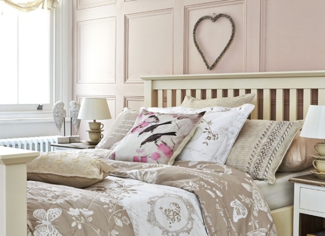 Chambre coucher de style shabby chic en 55 id es for La maison de rose arredamento country shabby chic provenzale