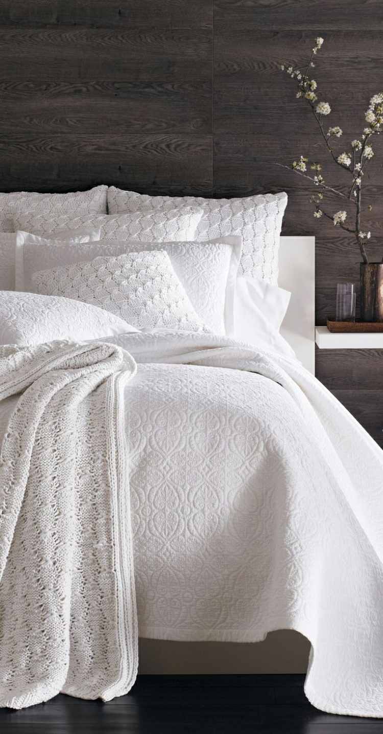 Chambre blanche en 65 super idées de meubles et décoration