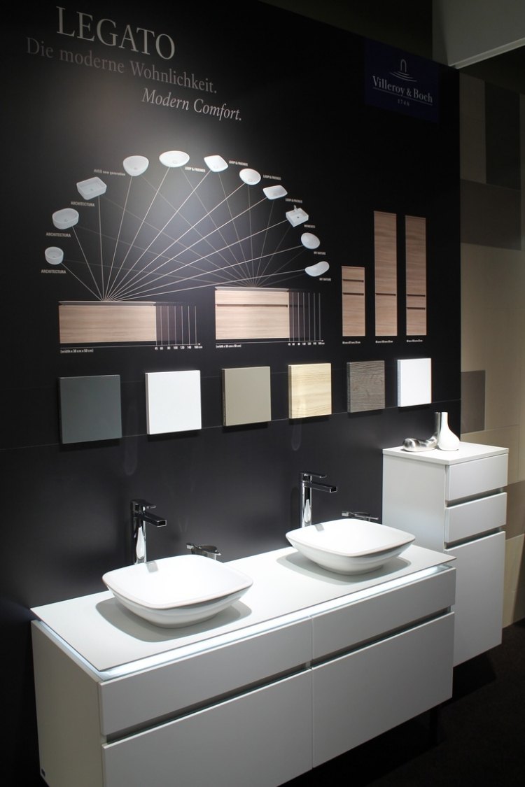 Meuble double vasque de design moderne en 60 exemples