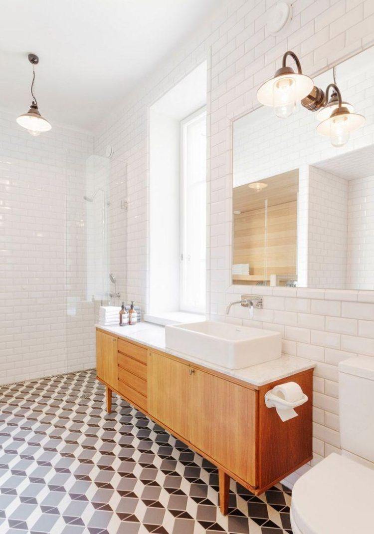 Meuble salle de bain bois en 55 idées fascinantes!
