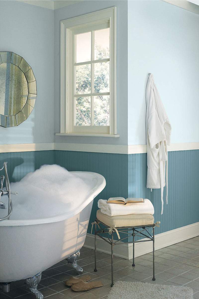 Peinture salle de bain 2015 en 30 idées de couleurs tendance