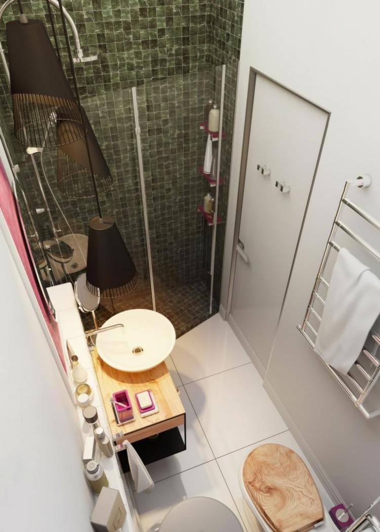 Comment agrandir la petite salle de bains – 25 exemples