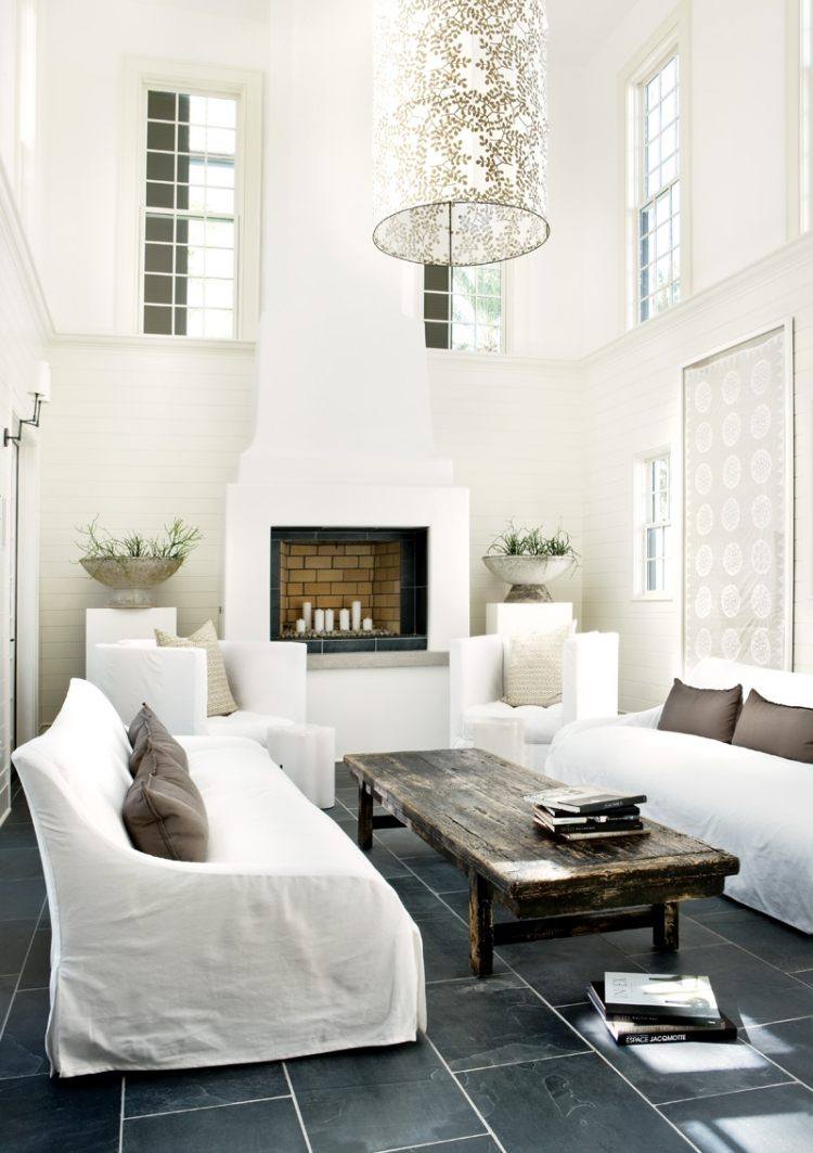 Cheminée ouverte et fermée – designs de style minimaliste