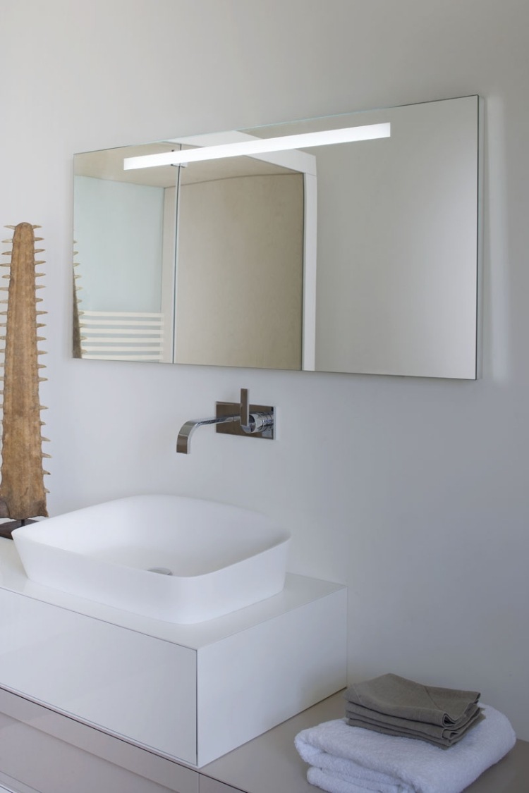 Miroir salle de bain lumineux en 55 designs super modernes