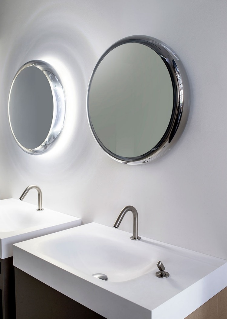 Miroir salle de bain lumineux en 55 designs super modernes