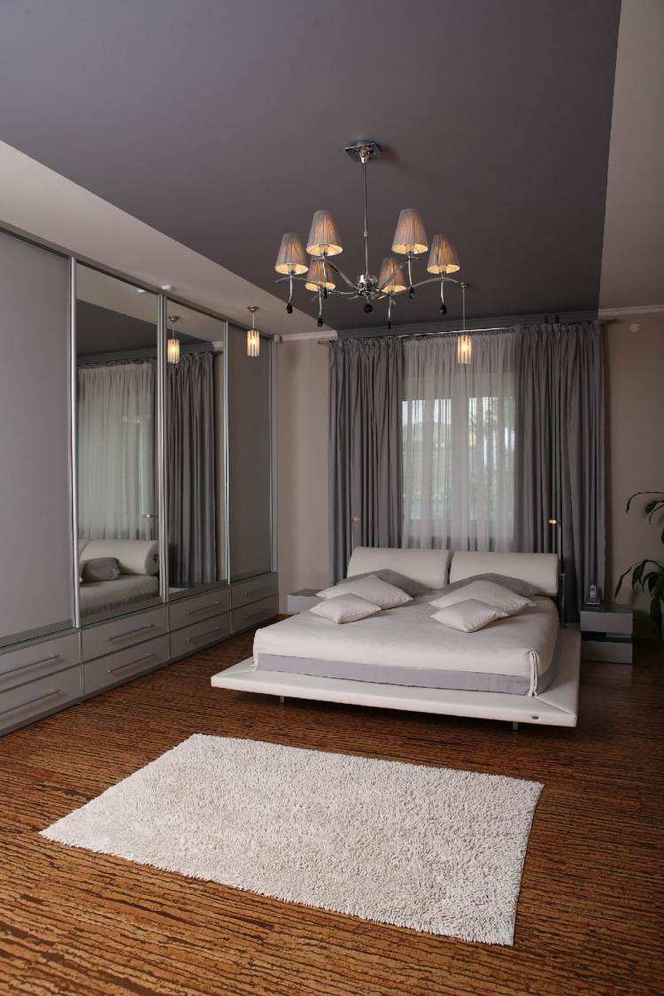 Couleur chambre adulte gris blanc suspension grand lit.jpg