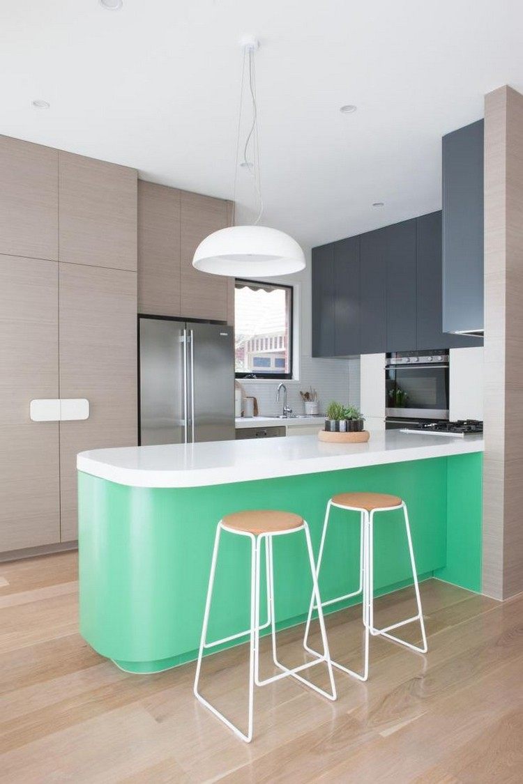 Couleur pour cuisine – 105 idées de peinture murale et façade