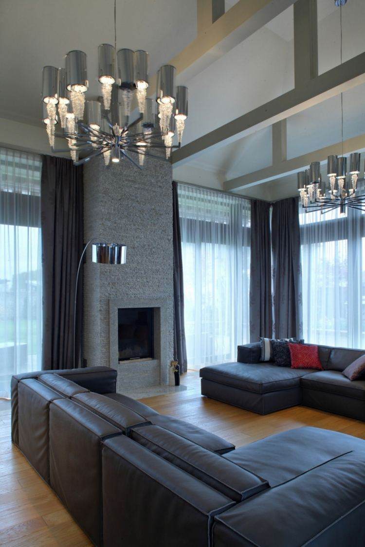 Déco salon gris avec canapé tout confort: 55 idées pour vous!