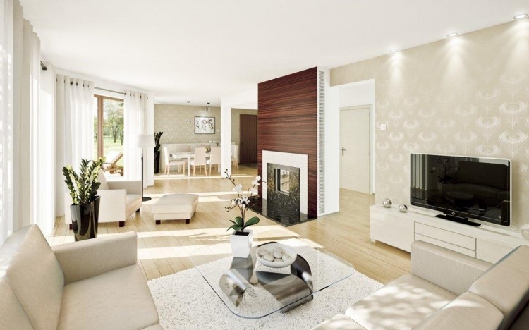 Deco Salon : Style (Moderne, zen, design...) et couleur (gris, taupe, noir et