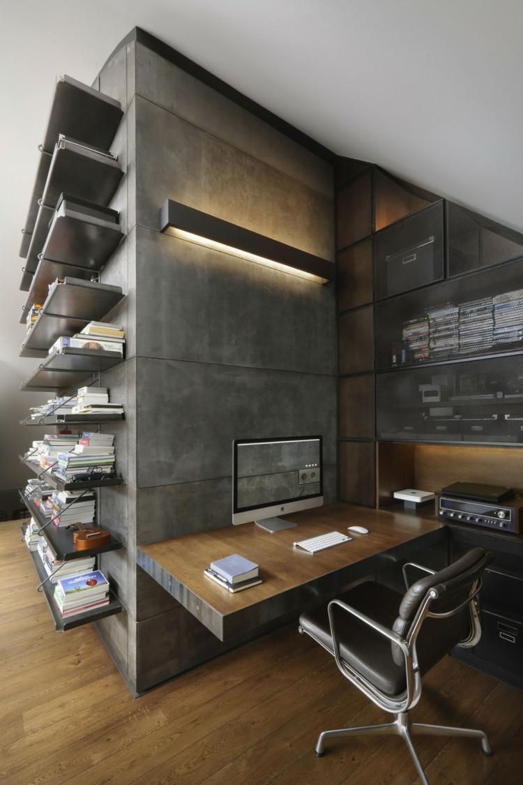 Déco loft industriel un studio super en brique et bois à sofia