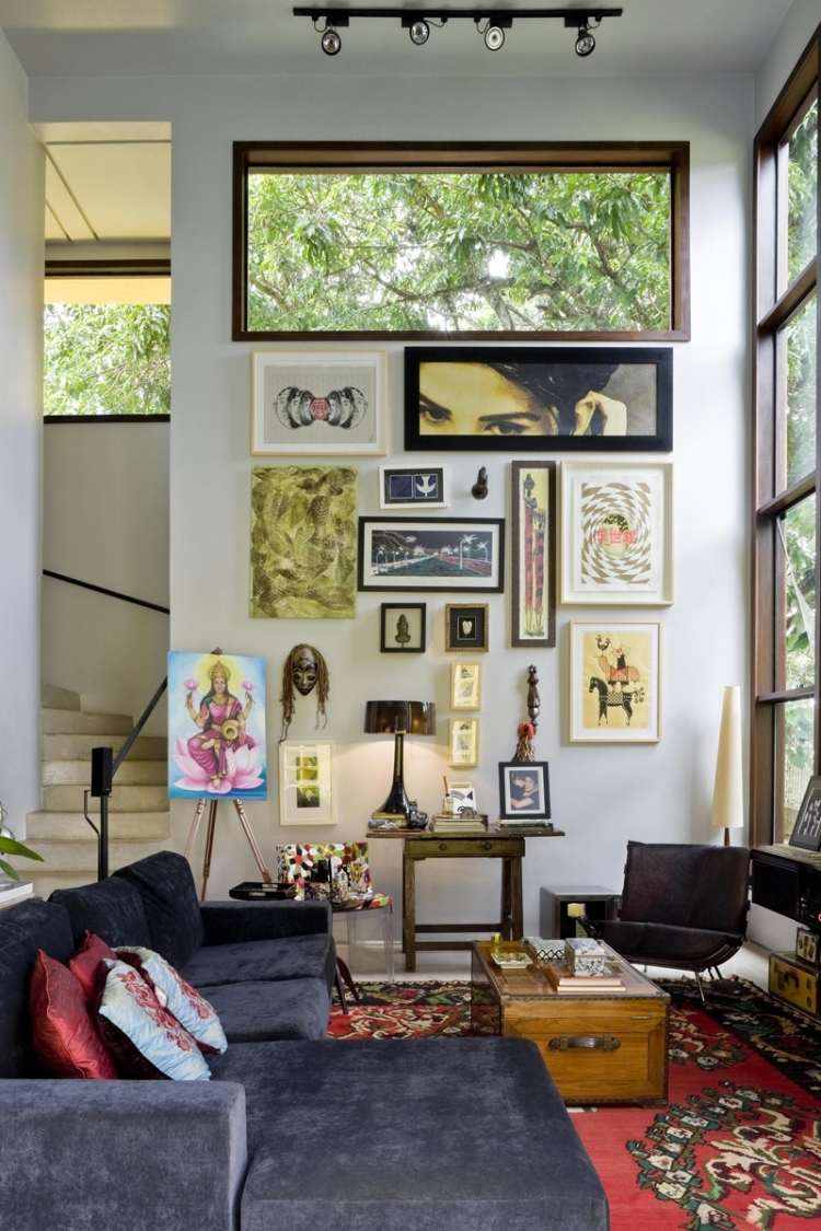 Le style hippie chic dans le salon – 55 idées fraîches
