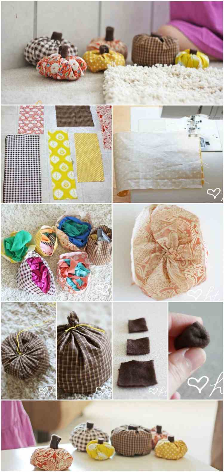 Bricolage d'automne – comment se faire des citrouilles
