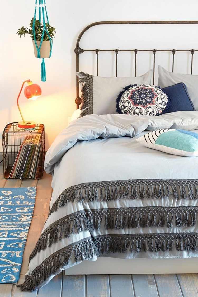 Chambre bohème – atmosphère romantique en blanc