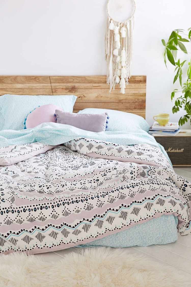 Chambre bohème – atmosphère romantique en blanc