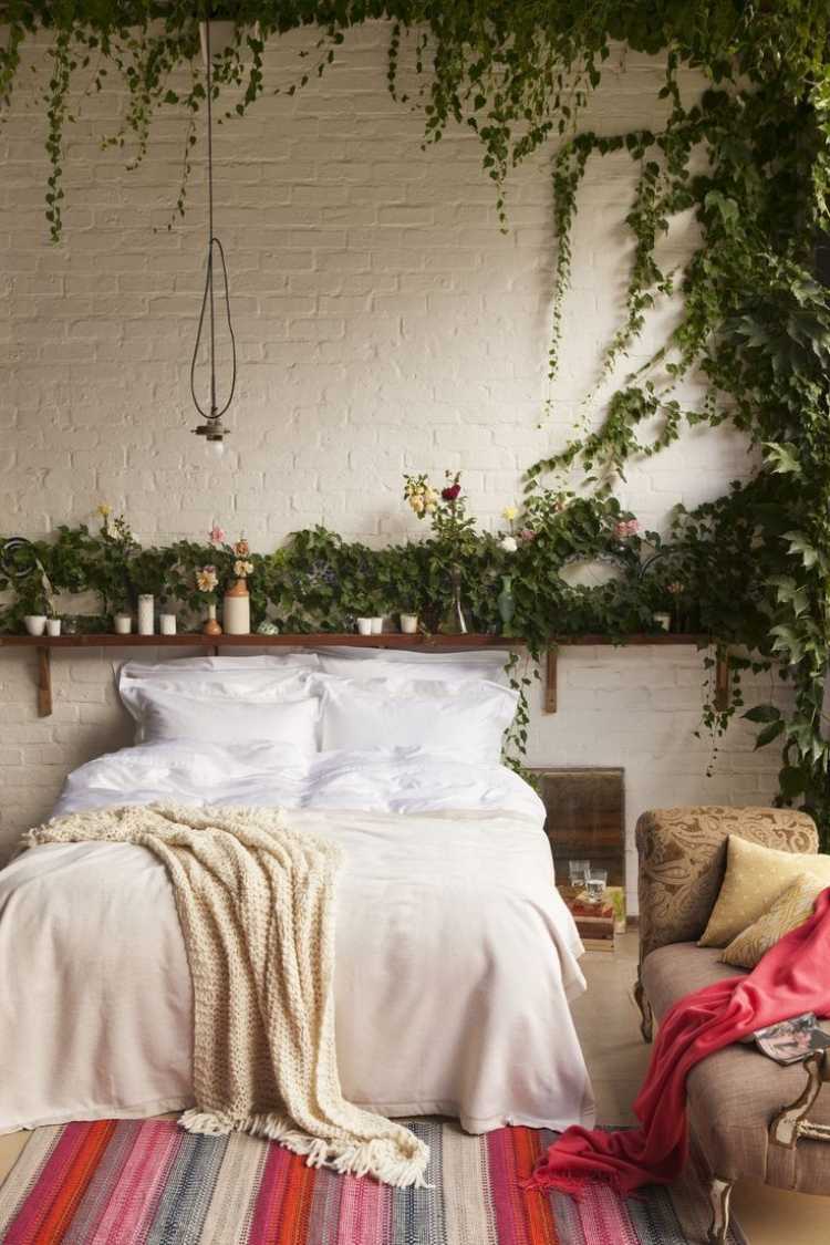 Chambre bohème – atmosphère romantique en blanc