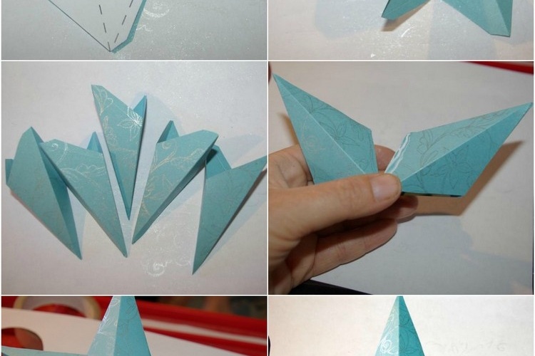 Origami Noël idées et instructions pour faire une étoile origami