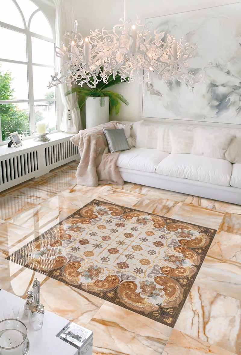 Carrelage design artistique à motifs – idées pour décorer le sol