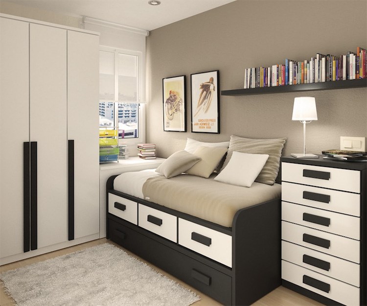 Chambre avec meuble noir ~ tazmik.com for . Meuble de chambre