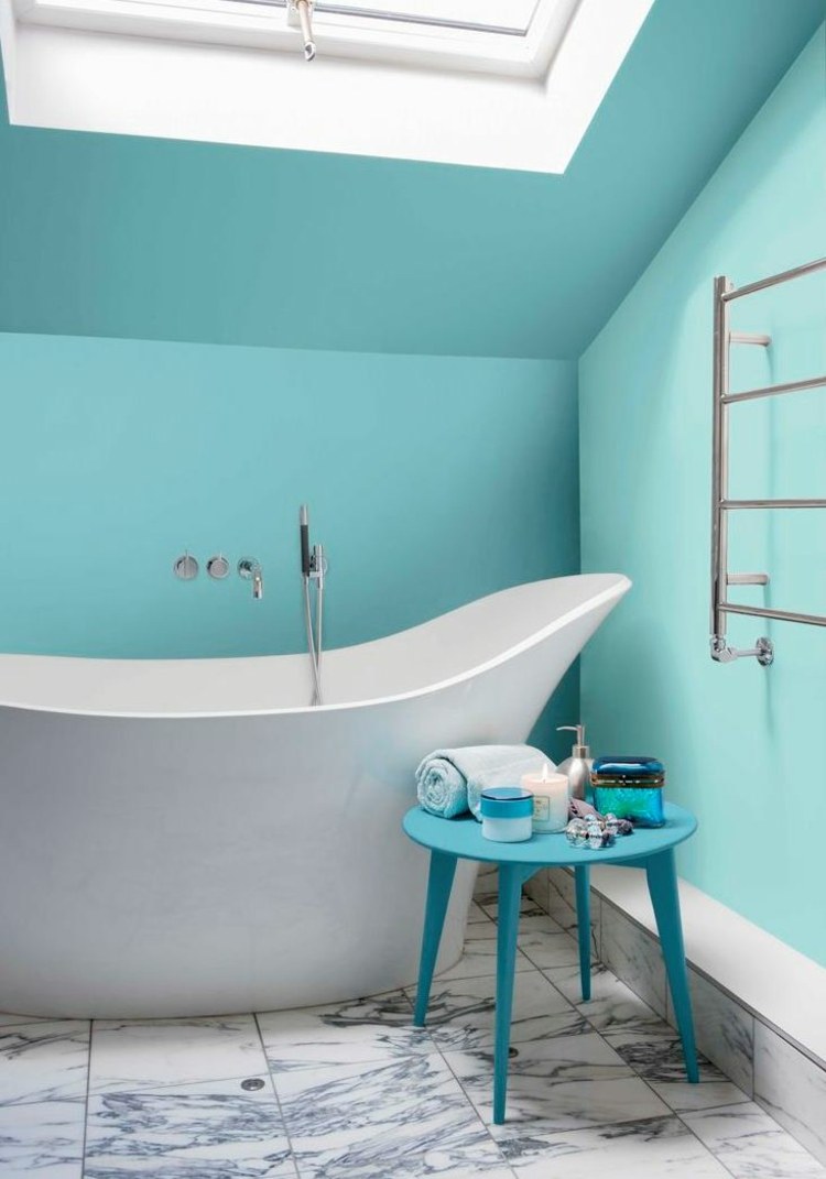 Couleur salle de bains – idées sur le carrelage et la peinture