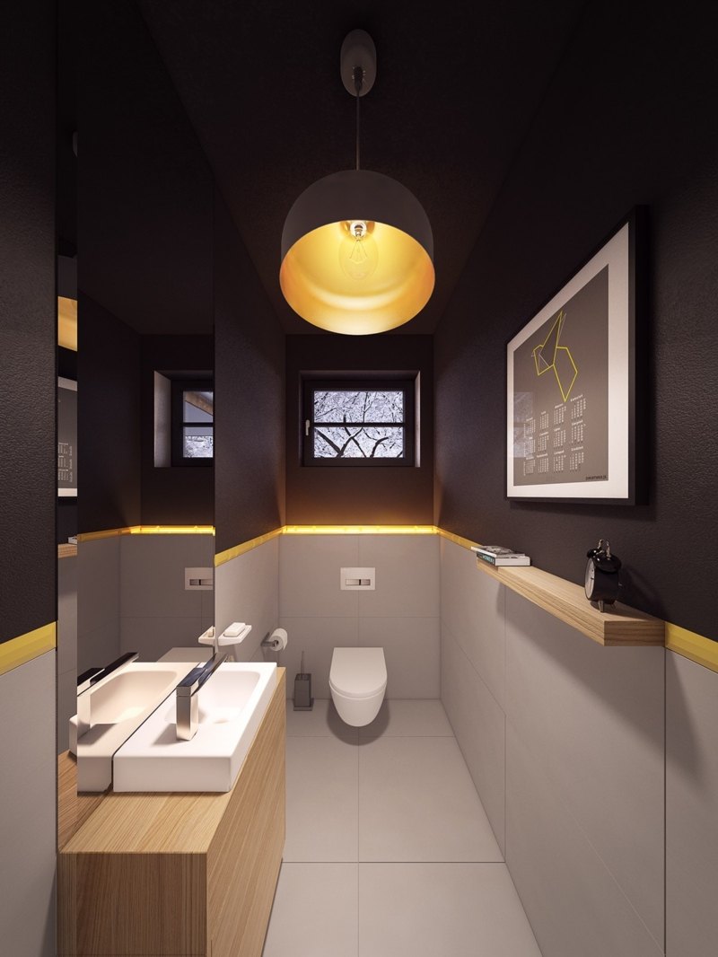 Décoration colorée –accrocheur dans une maison contemporaine