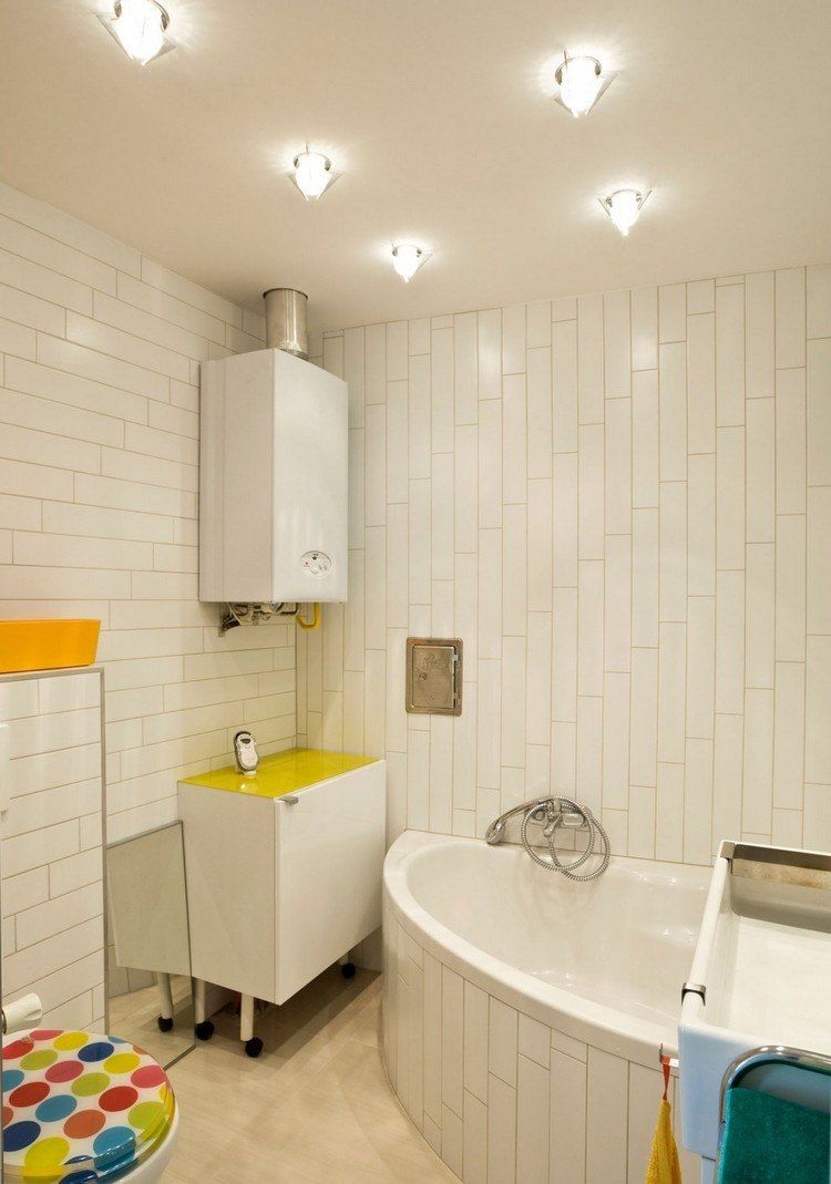 Luminaire salle de bains et aménagement en 53 idées cool!