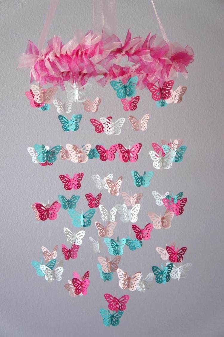 Mobile bébé à faire soi même en papier – idées et instructions