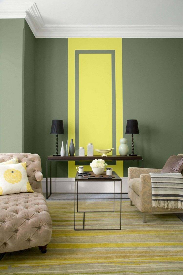 Peinture verte – 3 nuances de vert fraîches en 35 idées