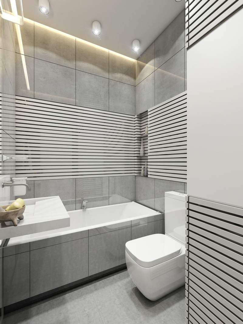 Petite salle de bains avec wc: 55 idées de meubles et déco