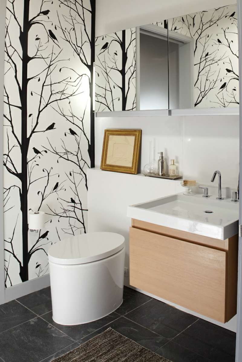 Petite salle de bains avec wc: 55 idées de meubles et déco