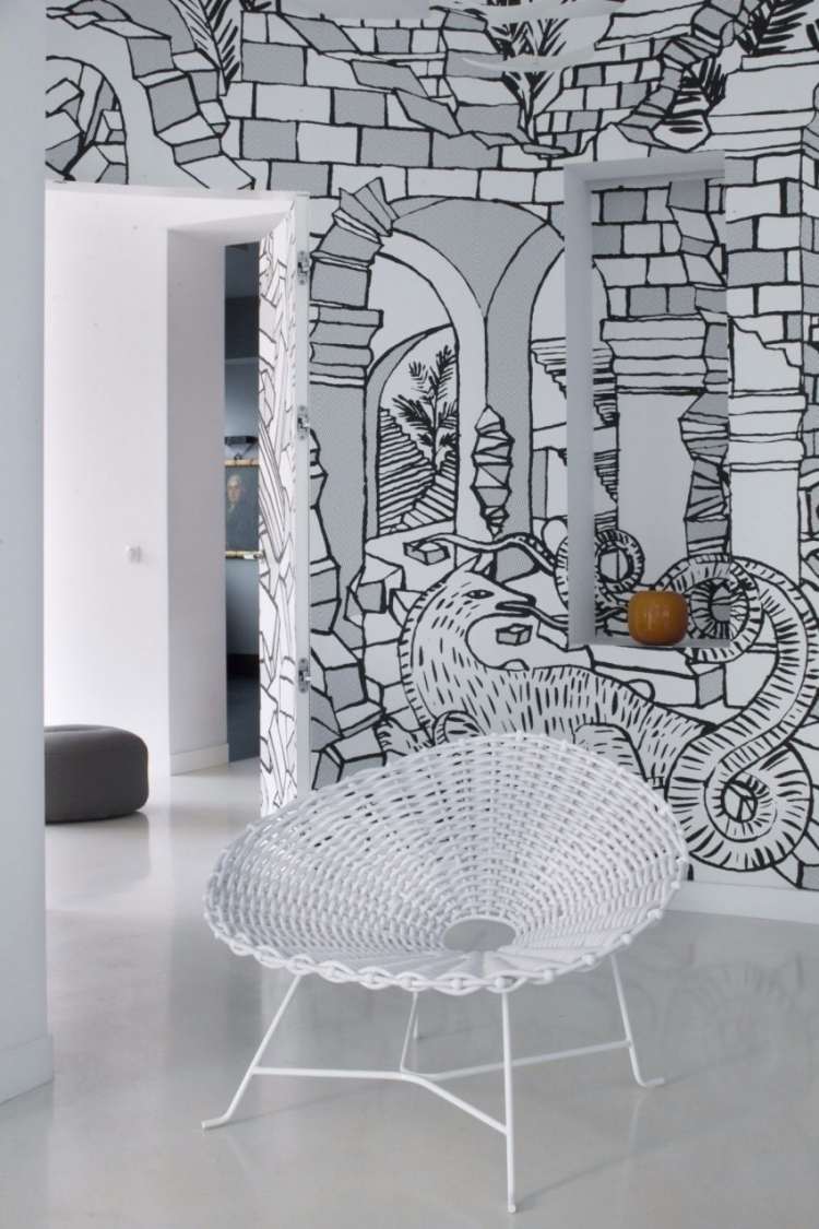 Salon noir et blanc: 25 inspirations cool pour votre décoration!