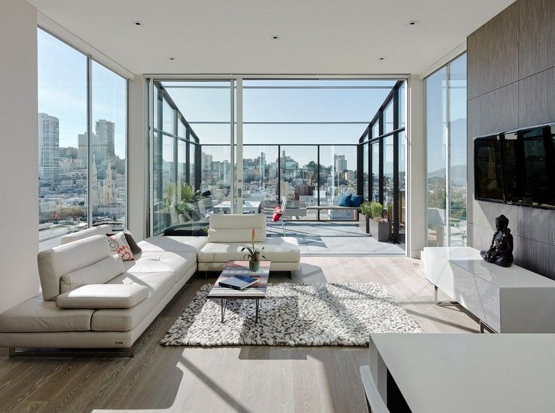 Salon moderne design marron: images about intérieur salons on ...