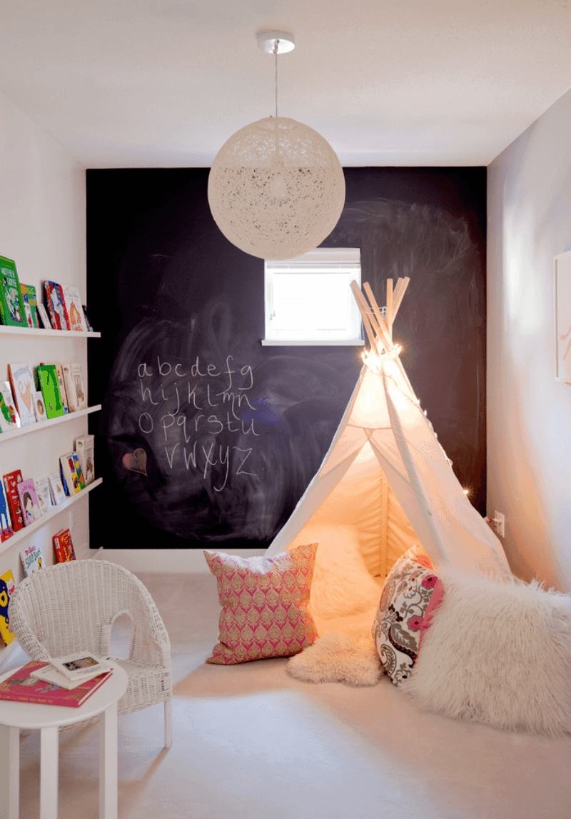 Blanc neige pour la chambre enfant en 50 idées ravissantes