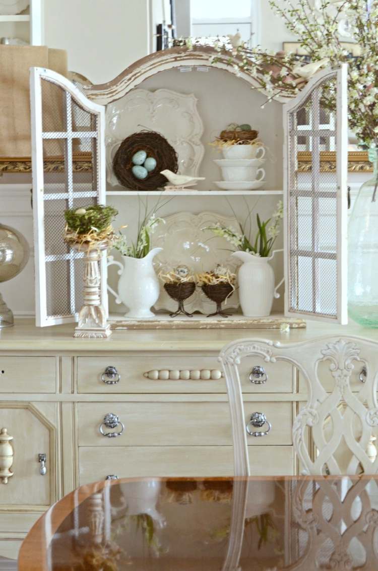 Buffet de cuisine blanc 37 designs vintage pratiques