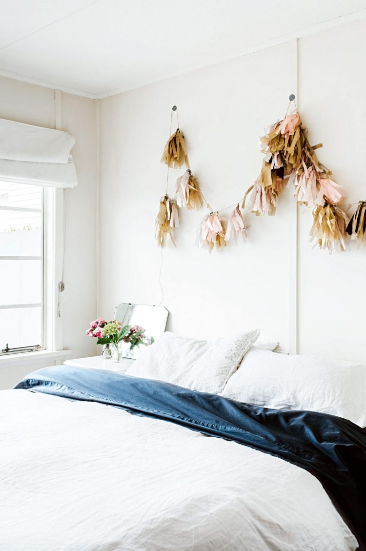 Cottage anglais dans la chambre adulte en 55 idées cool